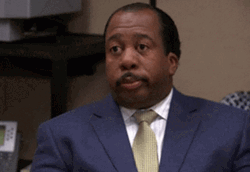 Stanley Hudson Blinking His Eyes GIF