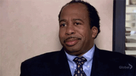 Stanley Hudson Chuckles GIF
