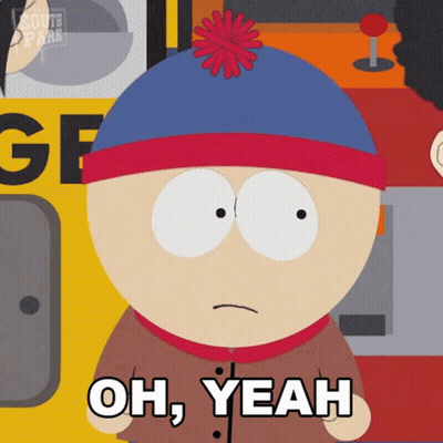 Stanley South Park Saying Oh Yeah GIF