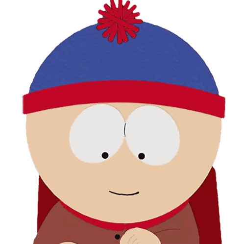 Stanley South Park Wearing Blue Hat Sticker