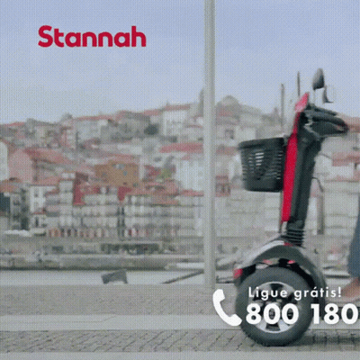 Stannah Mobility Scooter With Basket GIF