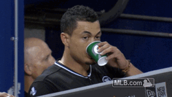 Stanton Drinking Coffee Smiles GIF