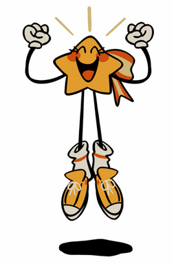 Star Emoji Jumping Up And Down GIF
