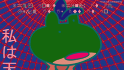 Star Fox Slippy Toad Neon Trippy GIF