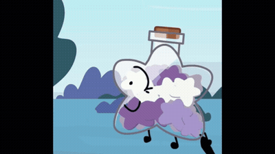 Star In A Bottle Cartoon GIF