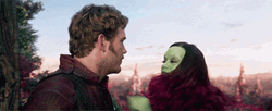 Star Lord What Being Romantic With Gamora GIF