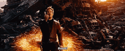 Star Lord What Jumping Off The Portal GIF