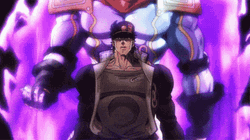 Star Platinum Against Fly Tower Of Gray GIF