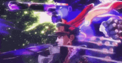 Star Platinum Clashing Animation GIF