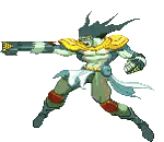 Star Platinum Holding Sword Sticker