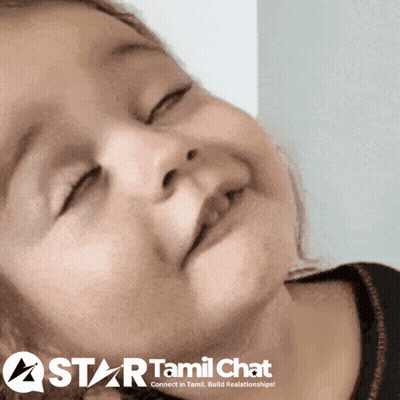 Star Tamil Chat Ad With Child Face GIF