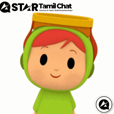 Star Tamil Chat Advertisement Cartoon Character GIF