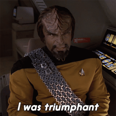 Star Trek Character Says I Was Triumphant At Computer GIF