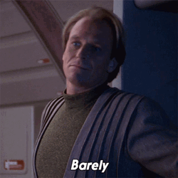 Star Trek Corbin Bernsen Barely GIF
