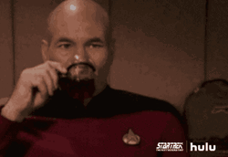 Star Trek Picard Smirk