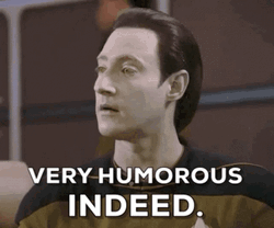 Star Trek Sarcastic Data GIF