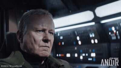 Star Wars Andor Poster Man In Spaceship GIF