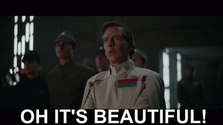 Star Wars Ben Mendelsohn It's Beautiful GIF