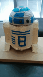 Star Wars Birthday Cake R2D2 GIF