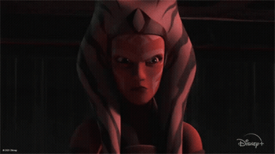 Star Wars Character Holding Light Saber GIF