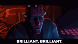 Star Wars Darth Maul Brilliant  GIF