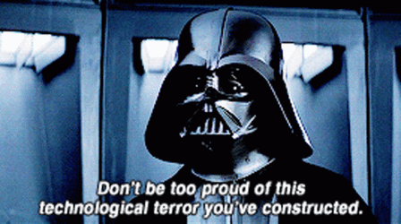 Star Wars Darth Vader Don't Be More Proud GIF