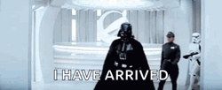 Star Wars Darth Vader I Have Arrived GIF