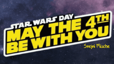 Star Wars Day May The 4Th Be With You GIF