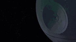 Star Wars Death Star Blasting Earth GIF