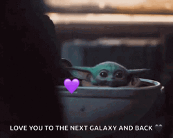 Star Wars Grogu Love You More GIF