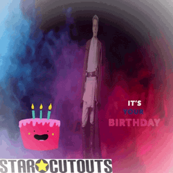 Star Wars Happy Birthday Spinning Obi Wan Kenobi GIF