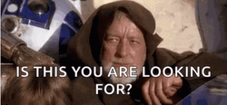 Star Wars Jedi Mind Trick Obiwan Kenobi GIF