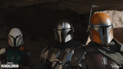 Star Wars Mandalorian Poster GIF