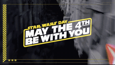 Star Wars May The 4Th Poster GIF