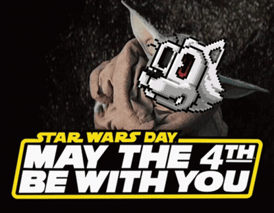 Star Wars May The 4Th Sign GIF