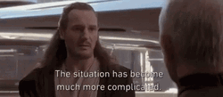 Star Wars Qui-Gon Jinn Much More Complicated GIF