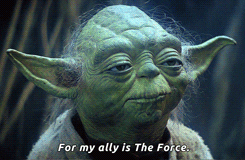 Star Wars Sage Green Yoda GIF
