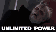 Star Wars Sheev Palpatine Computer Keyboard Unlimited Power GIF