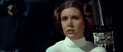 Star Wars Shocked Princess Leia