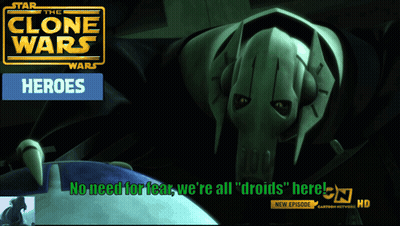 Star Wars The Clone Wars Poster General Grievous GIF