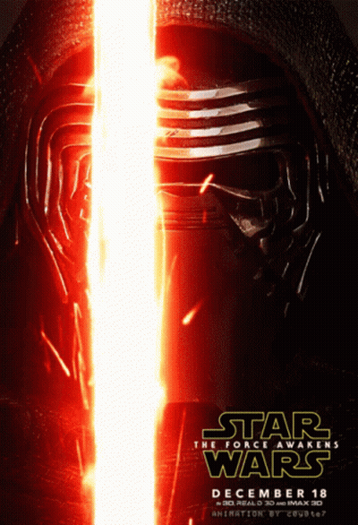 Star Wars The Force Awakens Poster December 18 GIF