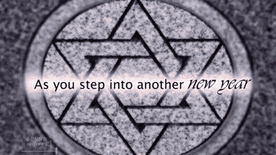 Star With Words As You Step Into Another New Year GIF