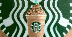 Starbucks Choco Frappe Video Loop GIF