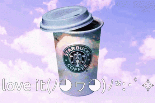 Starbucks Coffee Cup Love It GIF