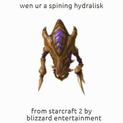 Starcraft 2 Spinning Hydralisk