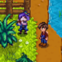 Stardew Valley Character Playing Flute GIF