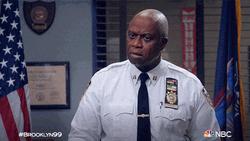 Stare Down Andre Braugher Brooklyn 99 GIF