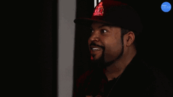 Stare Down Excited Ice Cube GIF