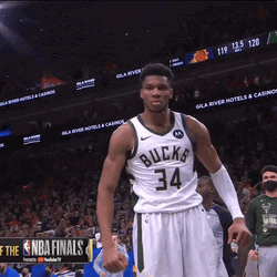 Stare Down NBA Player Giannis Antetokounmpo GIF
