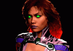 Starfire Eye Roll GIF